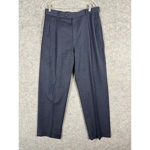 John Alexander HartMarx Gray Pleated Dress Pants‎ Trousers Business Career